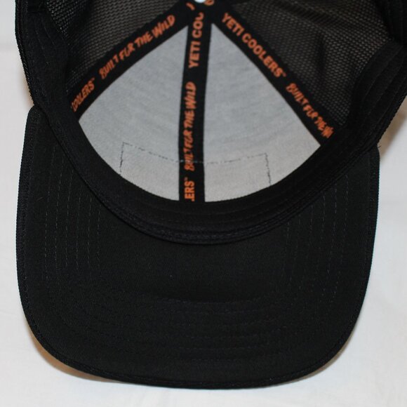 YETI - Black on Black Patch Trucker Snapback Hat - Picture 9 of 11